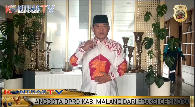 Rahmat Kartala S.Sos,DPRD Kab.Malang Fraksi  Gerindra berikan Ucapan selamat ulang tahun kepada media kontraS Independent.
