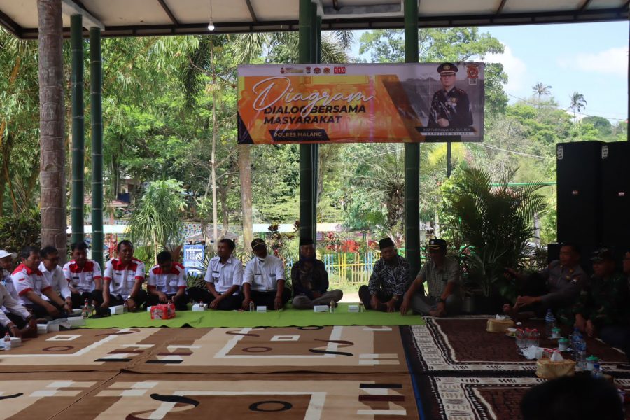 Melalui ‘DIAGRAM’, Kapolres Malang Bangun Komunikasi dengan Sejumlah Elemen Masyarakat.