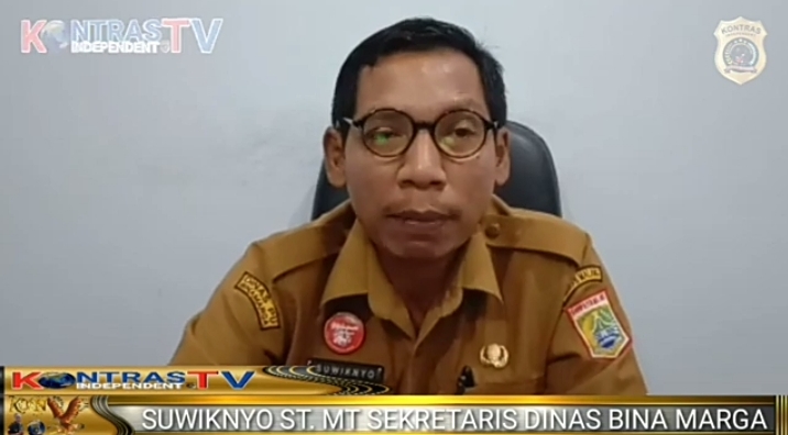 Dinas Bina Marga Kabupaten Malang Suwiknyo ST.MT berikan Ucapan selamat ulang tahun kepada media kontraS