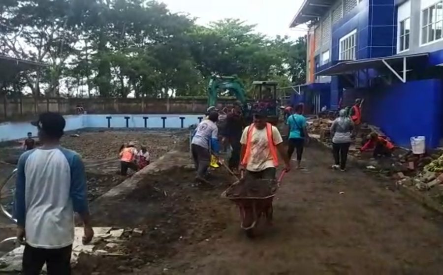 1,1 Milyar Lebih Pembangunan Kolam Renang Loncat Indah Di Kanjuruhan