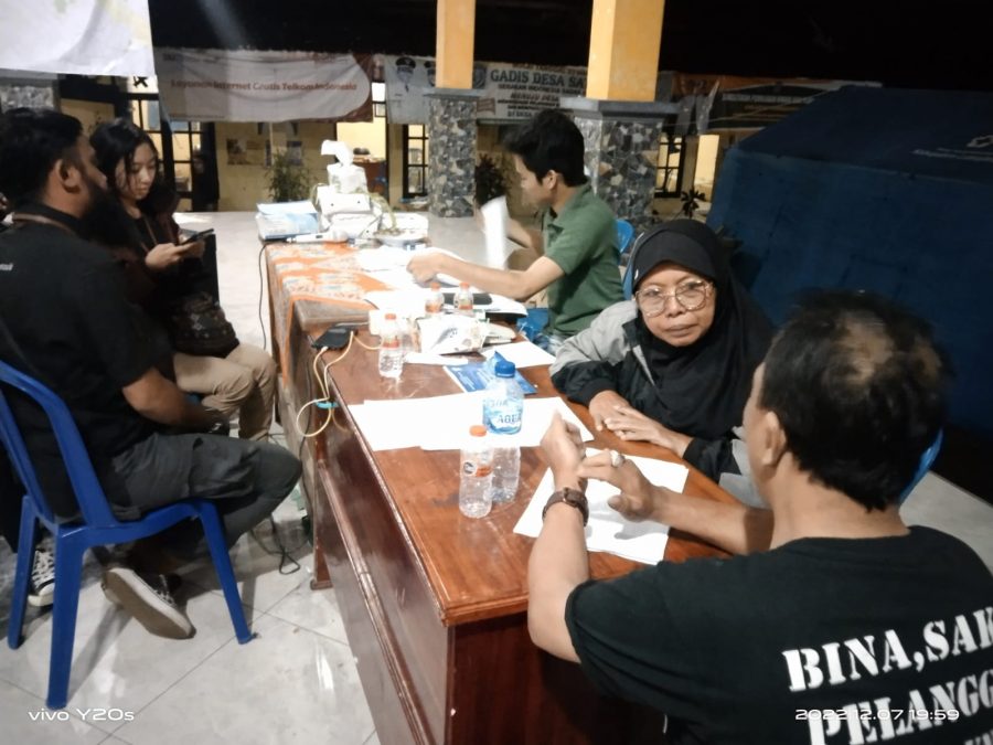 LSM Gerbang Indonesia, Peduli Bencana Erupsi Gunung Semeru