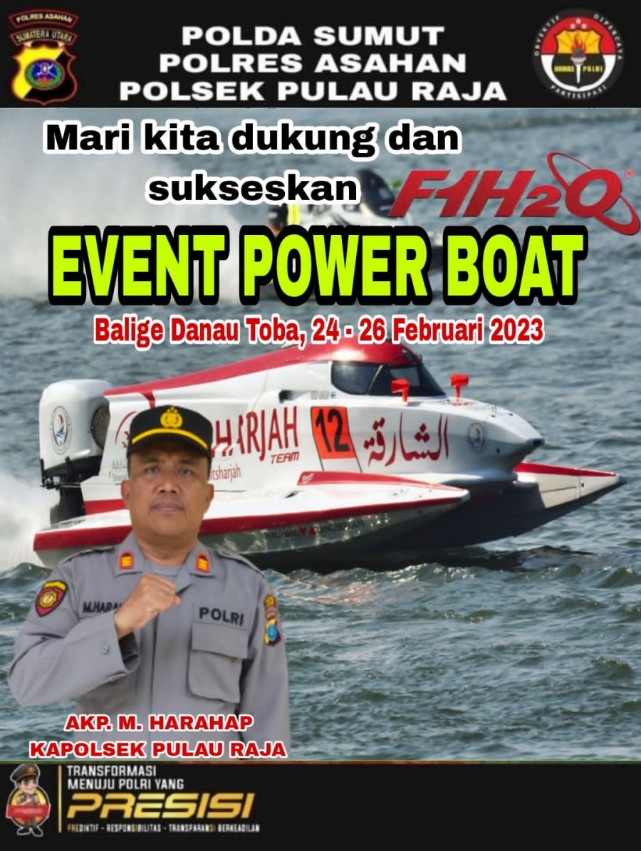 Masyarakat Desa Orika Ikut Dukung Event Internasional F1H2O di Danau Toba