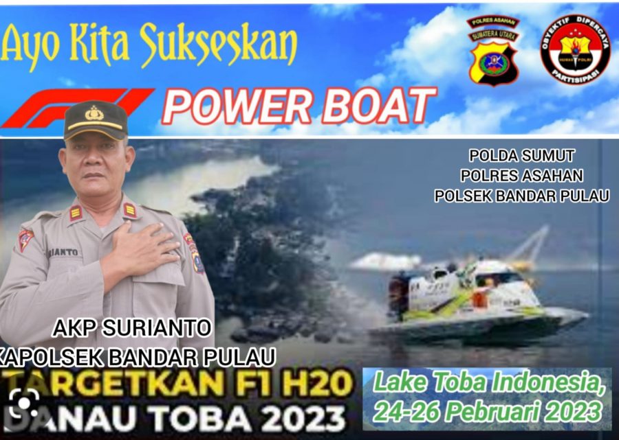 Desa Perkebunan Bandar Selamat Sosialisasi Event Internasional F1H2O di Danau Toba