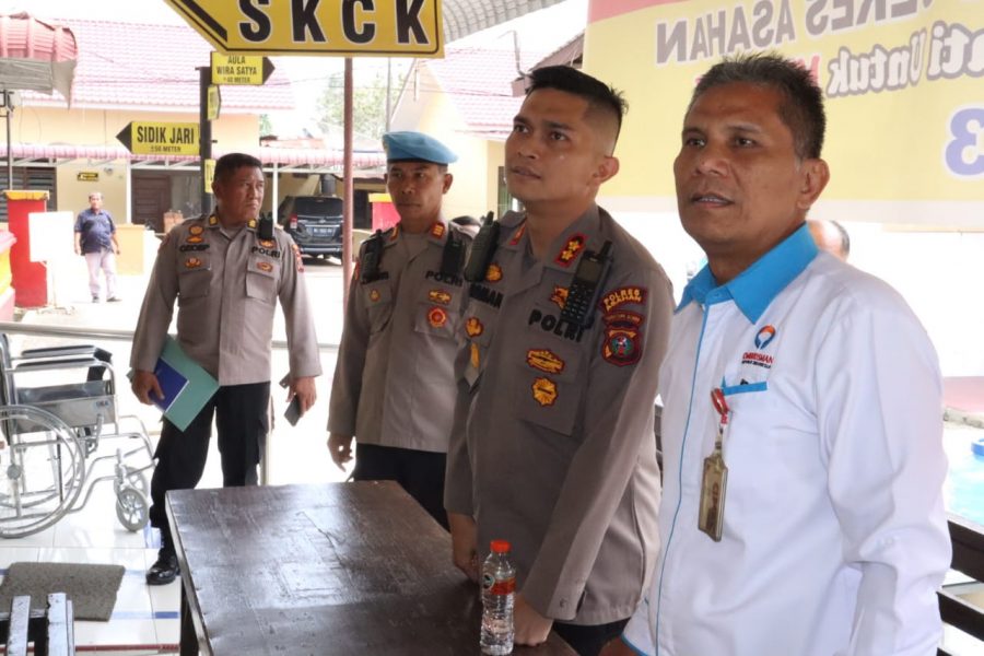 Ombudsman perwakilan Sumut Kunjungi Polres Asahan Langsung Di sambut kapolres