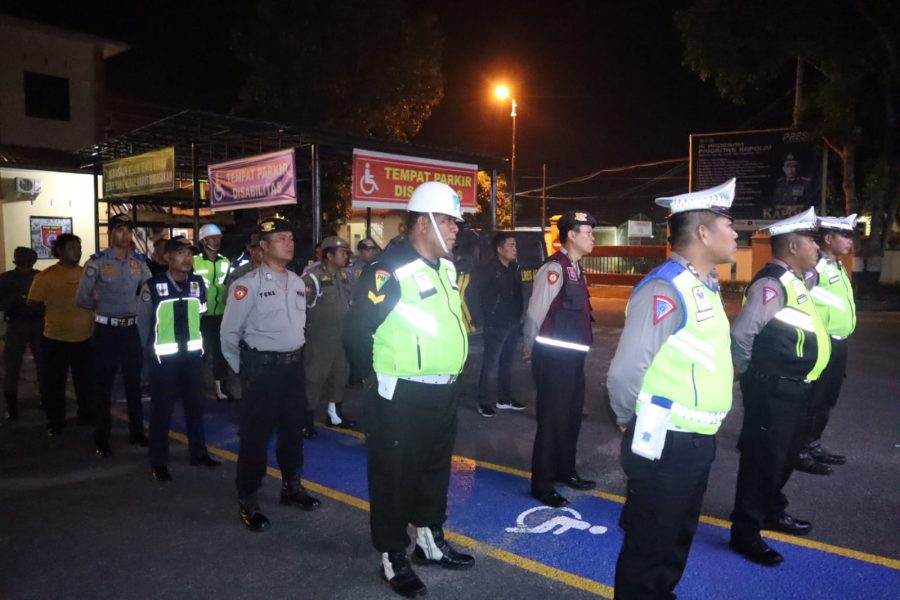 Jaga Sinegritas TNI-POLRI dan Pemkab, Polres Asahan Patroli Skala Besar
