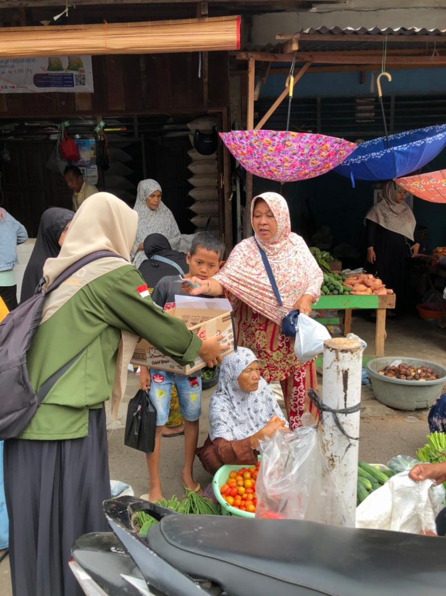 Mahasiswa Turun Ke Jalan, Untuk Lakukan Penggalangan Dana, Bantu Balita Disidimpuan Yang Sedang Koma