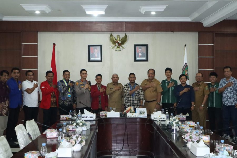 Kapolres Asahan Hadir Silaturahmi Cipayung Plus Dirungan Mawar Kantor Bupati