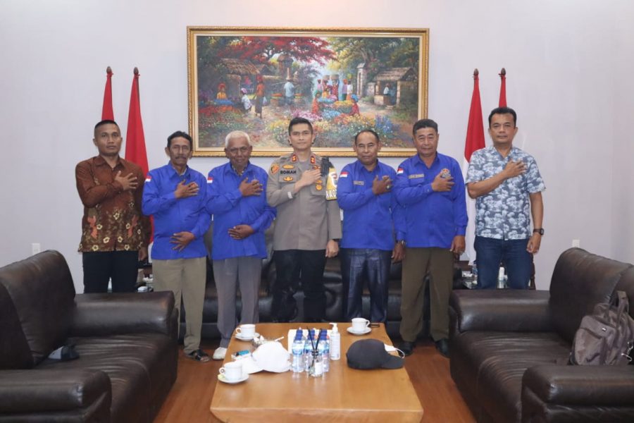 Kapolres Asahan Terima Silaturahmi HNSI