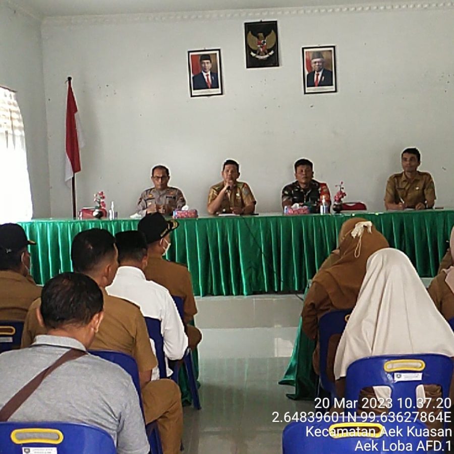 Bhabinkamtibmas Polsek Pulau Raja, Hadiri Rakorpem
