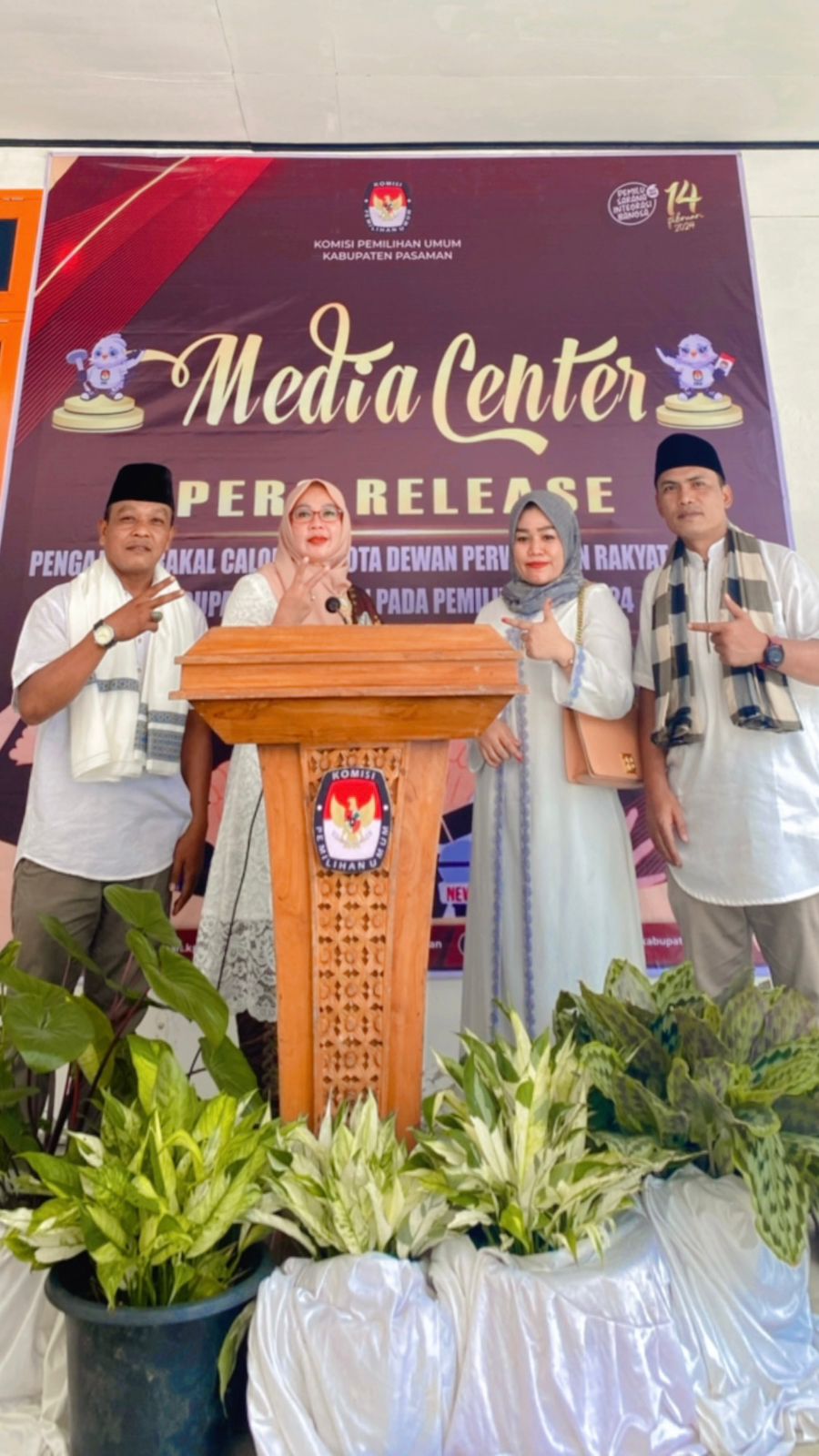 Dewan Pimpinan Cabang (DPC) Partai Gerindra, kabupaten Pasaman sukses daftarkan bakal calon (Bacalon) DPRD kabupaten Pasaman