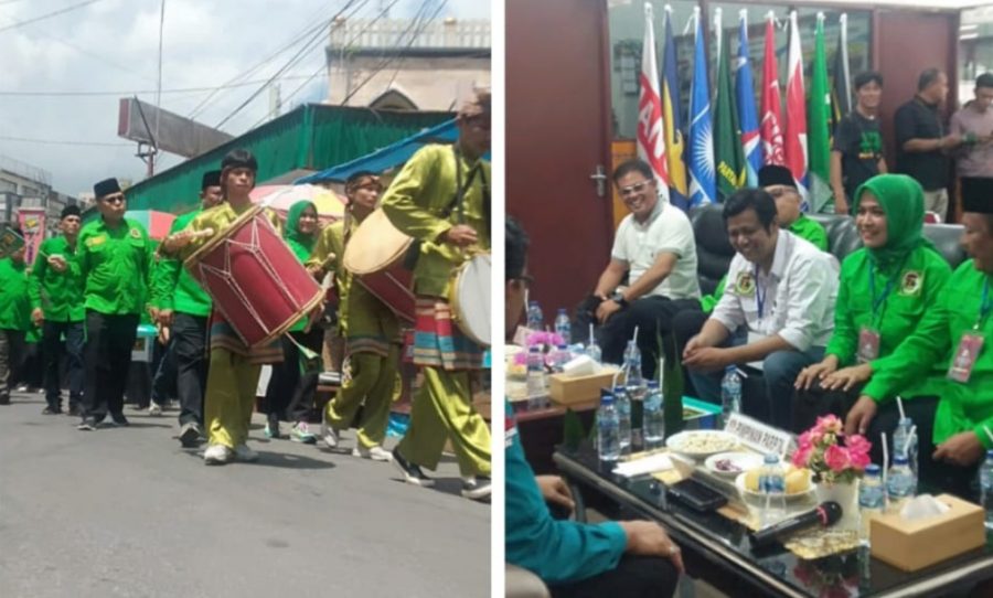 Ketua DPC PPP Kota Bukittingi Sumatera Barat Pimpin Rombongan Bakal Calon Anggota Legislatif(Bacaleg) Fraksi PPP Kota Bukittinggi ke KPU