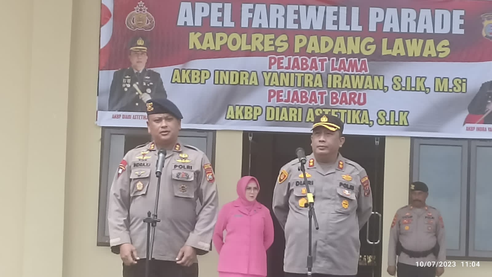 AKBP Diari Astetika SIK Kini Menjabat Sebagai Kapolres Padang Lawas Menggantikan AKBP Indra Yanitra Irawan SIK, MSI.