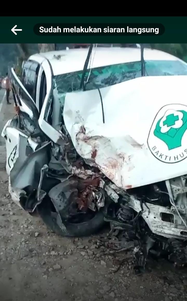 Ambulance Milik Pemkot Padangsidimpuan Kecelakaan Di Pasaman, 2 Orang Tewas