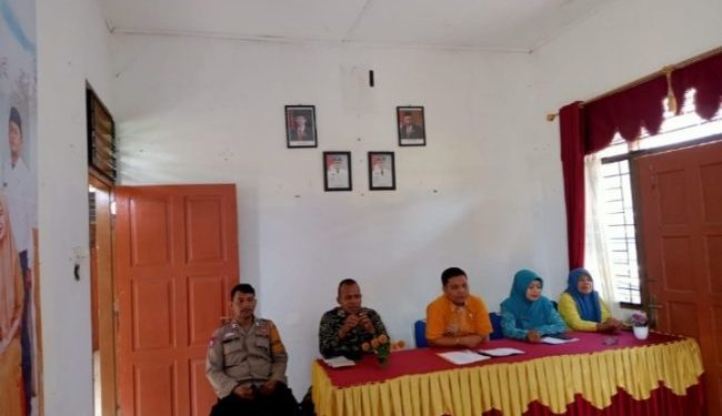 Untuk Meriahkan HUT RI ke-78, Polsek Sipirok Rapat Bersama Forkopimcam