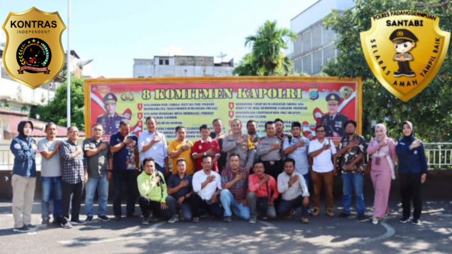 Kapolres Dan Kasi Humas Gelar Ramah Tamah dengan Jurnalis Sidimpuan,Sekaligus Perkenalkan Akronim SANTABI.