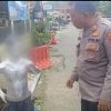 Kasat Binmas Polres Padangsidimpuan Temui Manusia Silver Berikan Himbauan Kamtibmas