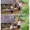Sigap dan Tanggap Kapolsek Batunadua dan Personil Bantu Warga Atasi jalan amblas di Kelurahan Sitamiang Baru