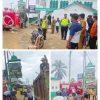 Personel Polres Padangsidimpuan Berjibaku Bantu Warga Terdampak Banjir