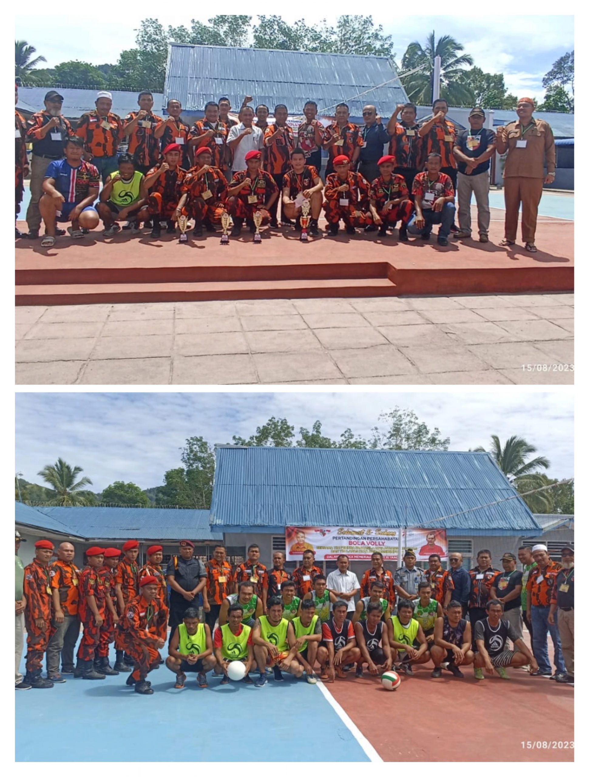 Mpc Pemuda Pancasila Adakan Laga Persahabatan Bola Volly Dengan Lapas kelas IIB Padangsidimpuan!!!