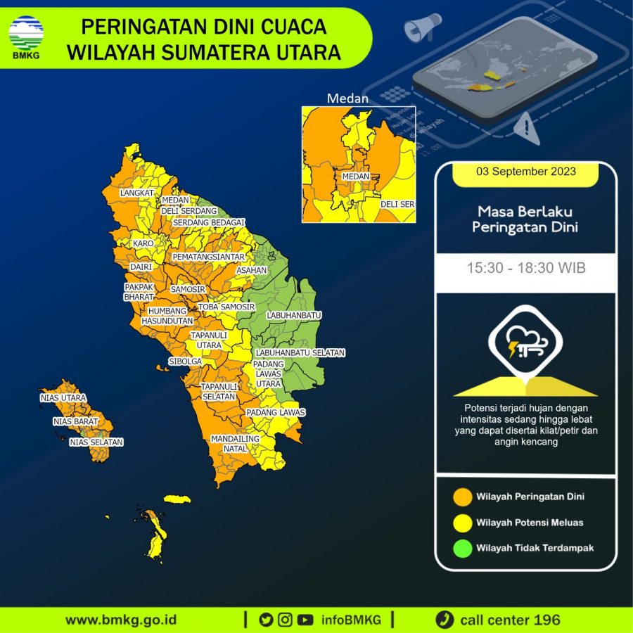 Update BMKG sumut ,Kapolres Padangsidimpuan Imbau Warga Waspada dan Tetap Berhati-Hati