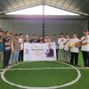 Moment Haornas ke 40 ,Jon Sujani Pasaribu Berbuat Aksi Nyata Beri Bola Kepada Pengelola Futsal , Sembari Gaungkan Poda Na Lima!!
