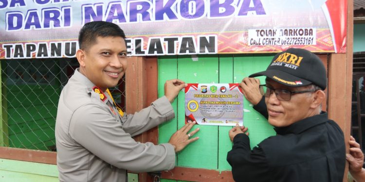 Kades Sialogo Apresiasi Kapolres Tapsel Pilih Desanya Jadi Kampung Bebas dari Narkoba