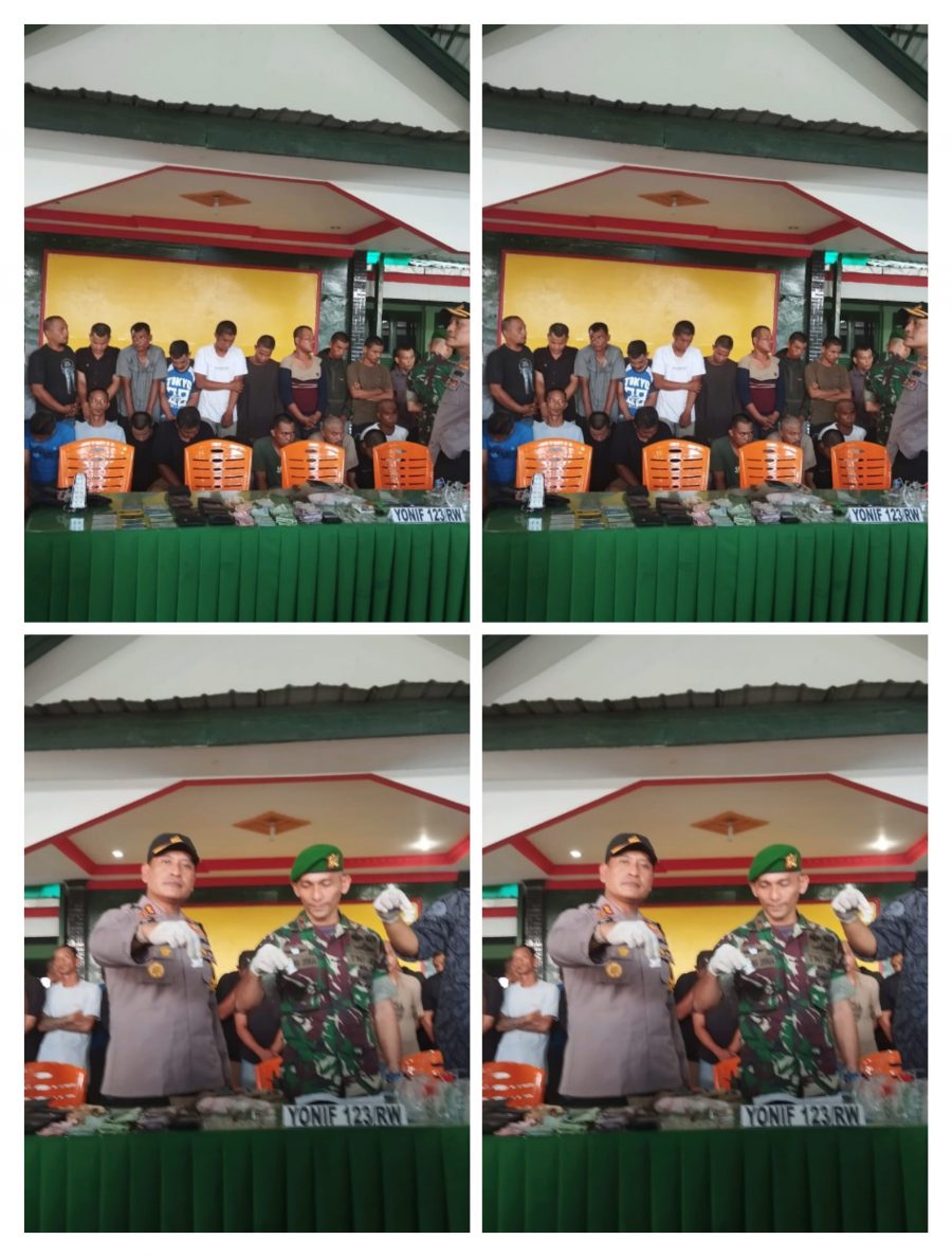Pesta Narkoba 28 Pria Dijaring Prajurit TNI ,Kolaborasi Dalam Penegakan hukum dengan Polres Padangsidimpuan !!