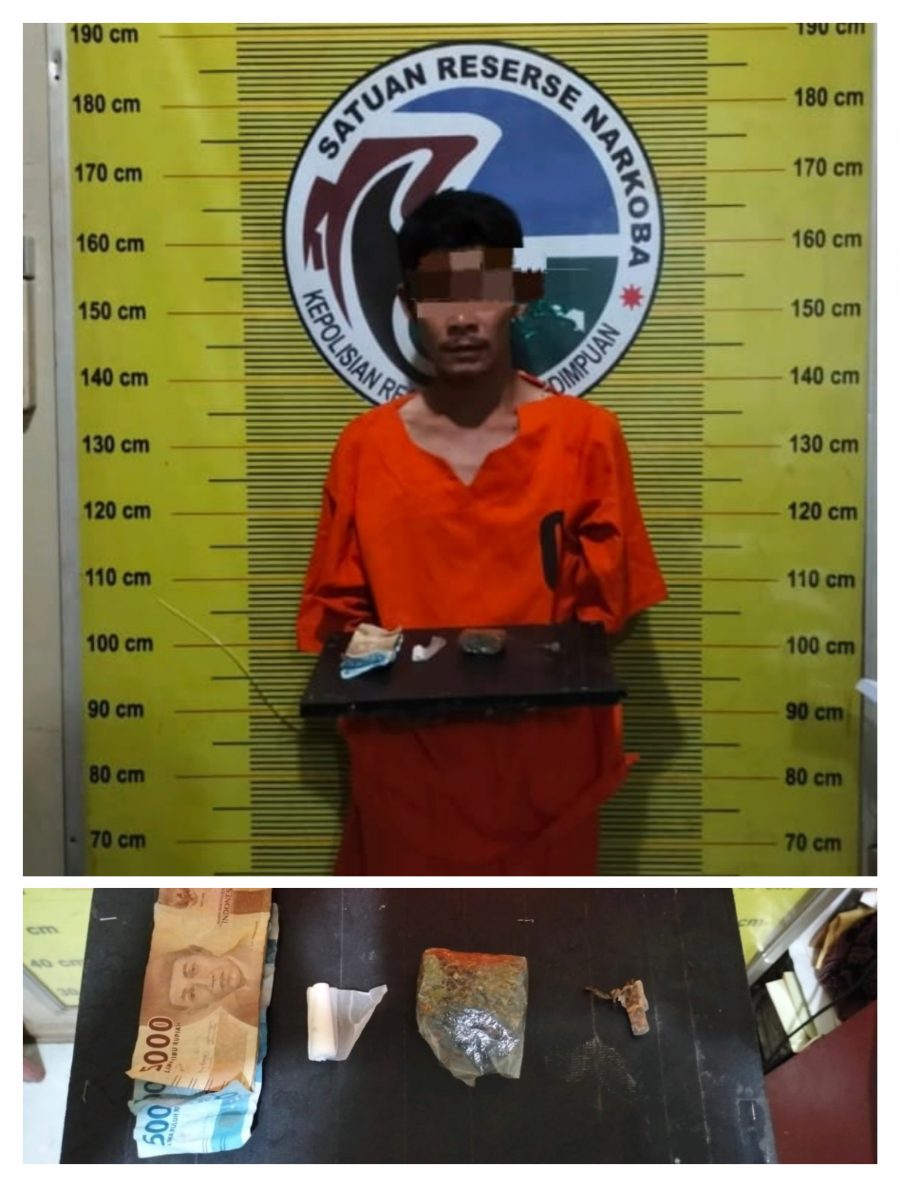Seorang Pria Sok Jago Disidimpuan, Dikibusi Warga Isap Ganja, Akhirnya dibekuk Polisi !!