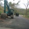 DPUBM Kab. Malang Lakukan Pelebaran Jalan Raya Sumber Pucung