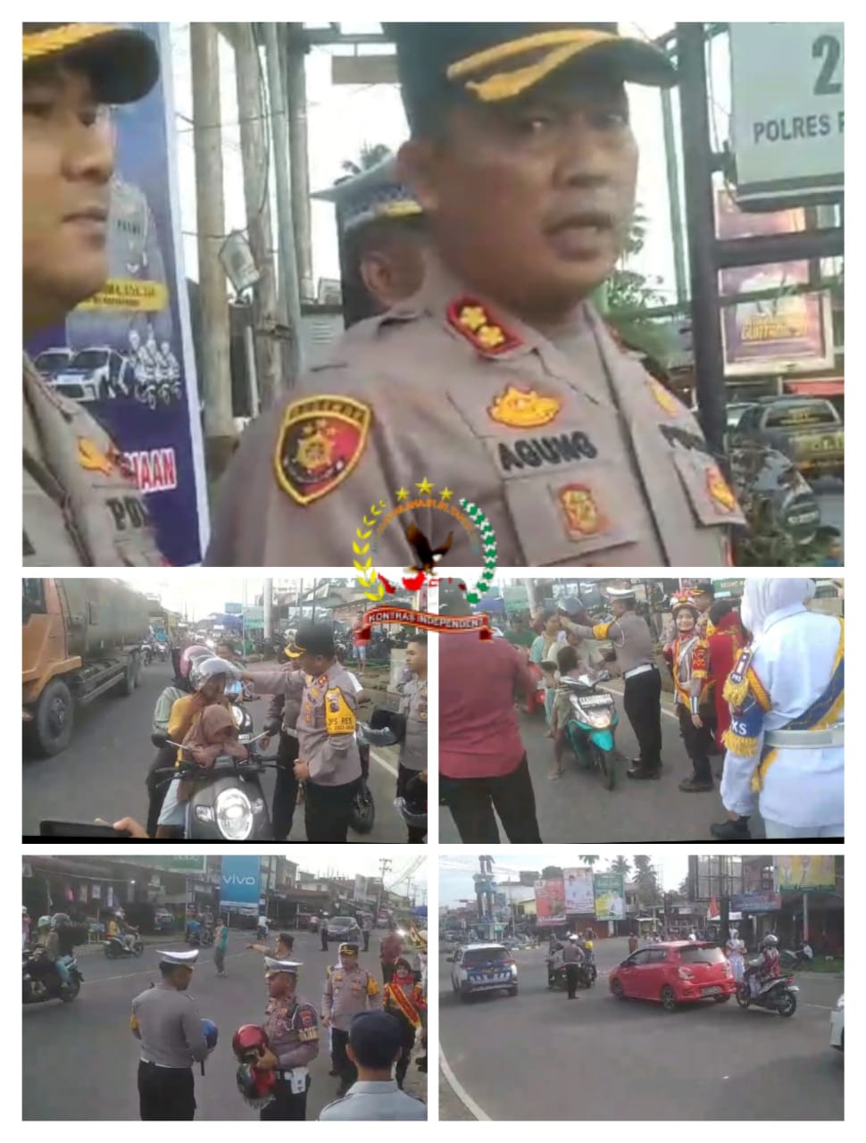 Polres Pasaman Barat Menggelar Acara Giat Operasi Keselamatan Singgalang 2024 Bagikan 400 Helm Dan Takjil Gratis
