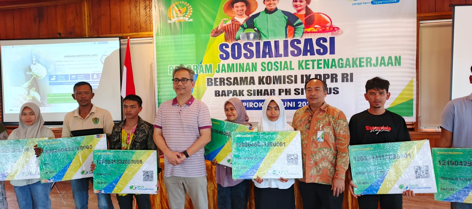 Sihar Sitorus Sosialisasikan BPJS TK, Santunan Kemati Rp 42 Juta dan Beasiswa Untuk Warga Tapsel!