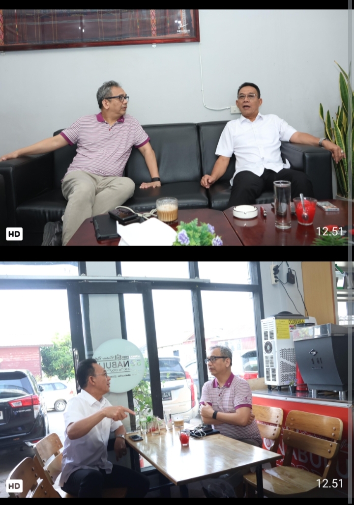 Reses Anggota DPR-RI Sihar Sitorus, Bernostalgia dengan Bupati Tapsel Gus Irawan Di Bona Bulu Coffee!