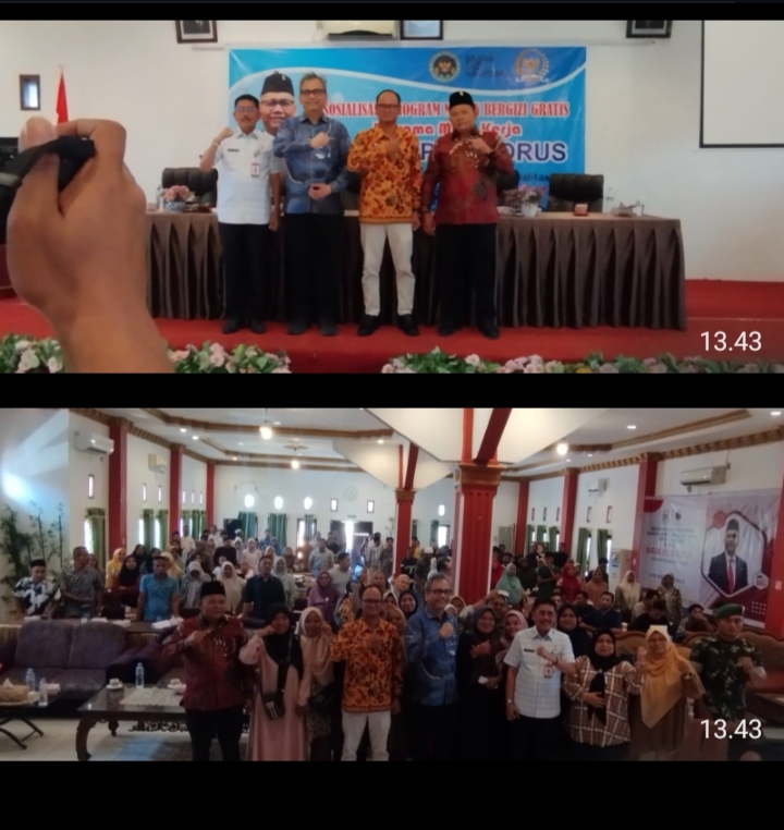 Sihar Sitorus Dan Badan Gizi Nasional Ke Paluta : Baru 64 Dapur MBG Di Sumut !