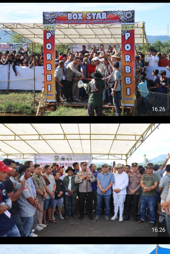 Polres Pasaman Barat Gelar Buru Alek Nusantara Dalam Rangka HUT Bayangkara Ke -79 2025.