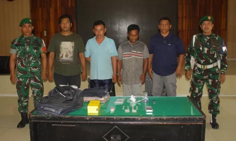 Ada Apa? Dua Terduga Bandar Narkoba yang Diserahkan Kodim 0212/TS ke Polres Tapsel, Hanya Rehab?