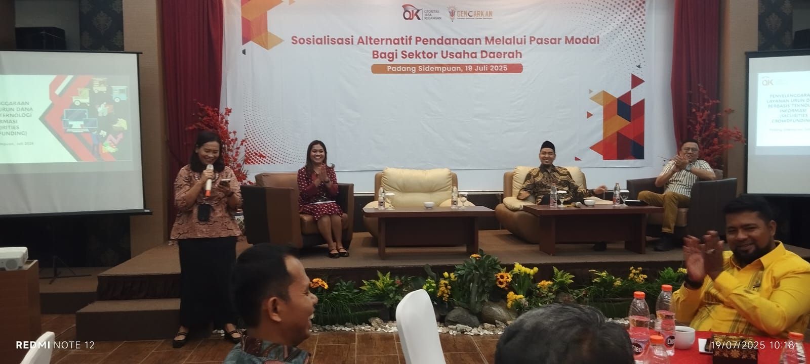 OJK Memberi Alternatif Pendanaan Bagi Sektor Usaha dan UMKM Daerah Padangsidimpuan!