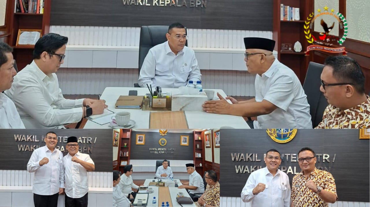 Bupati Pasaman Barat Yulianto Temui Wamen ATR/BPN Bahas Komplikasi Pertanahan