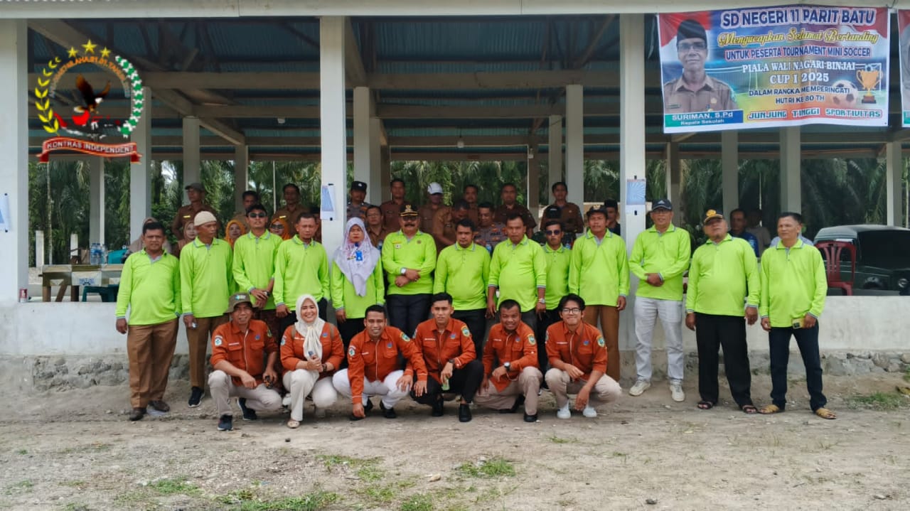 Pembukaan Turnamen Mini Soccer Wali Nagari CUP 1 dalam Rangka HUT ke-80 Kemerdekaan RI 2025 Wali Nagari Binjai Peduli Generasi Muda