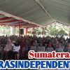 Lapangan Sarasi Membludak ..!!! Sihar Sitorus Bikin Warga Tapanuli Selatan Semangat Senam Pagi Bareng.