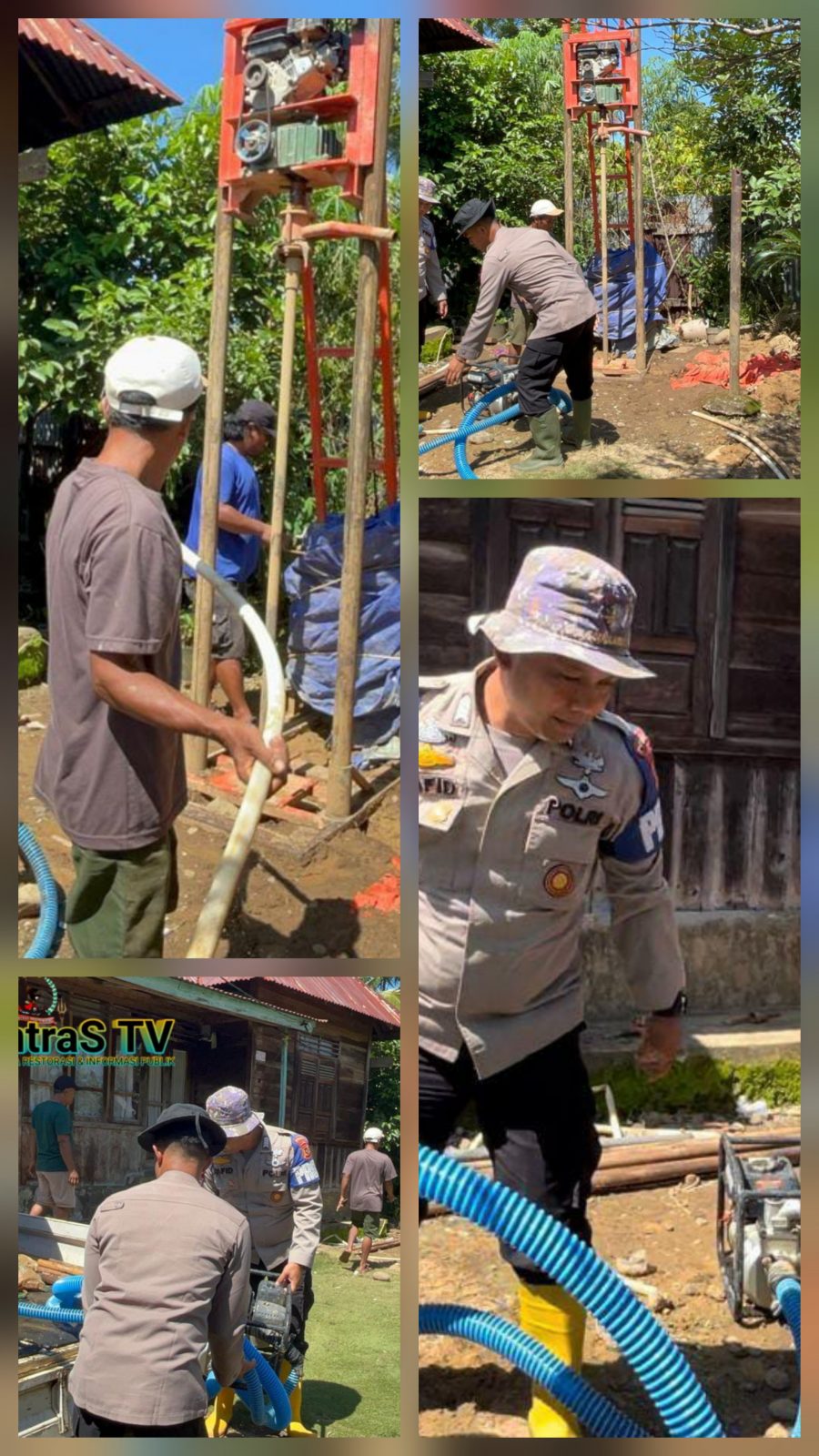 Atasi Kesulitan Air Bersih, Kapolda Sumbar Pimpin Pembangunan Sumur Bor di Palembayan Agam