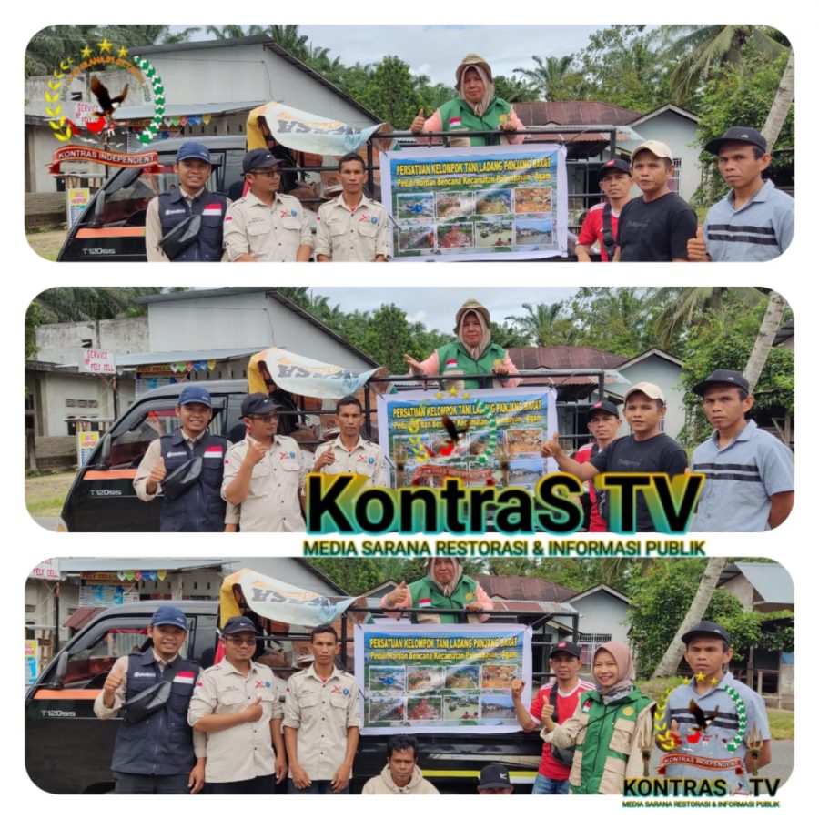 Persatuan Kelompok Tani Ladang Panjang Barat Ulurkan Bantuan untuk Korban Galodo Pelambayan