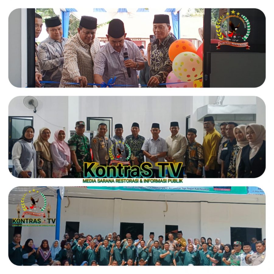 Dapur Makan Bergizi Gratis Pasaman Diresmikan Mitra Yayasan Sawal Dt. Putiah Dukung Penuh Generasi Emas 2045 Lewat Gizi Seimbang