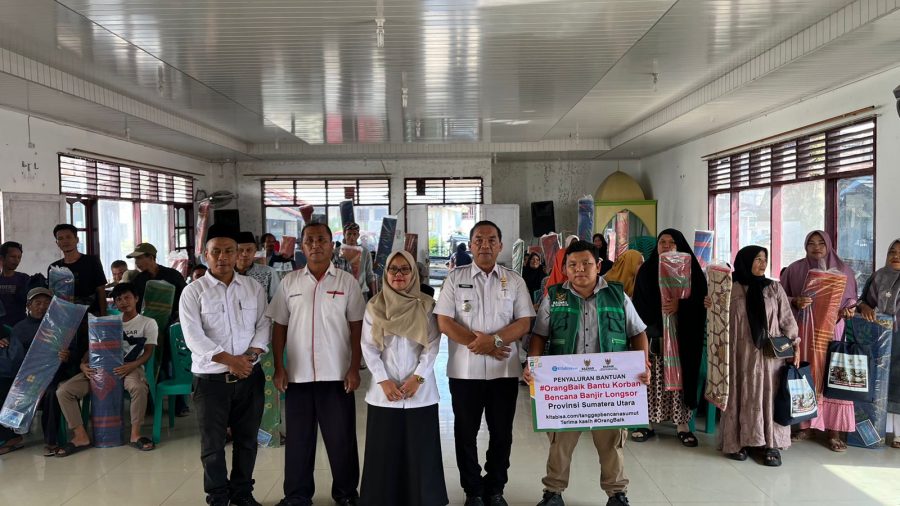 BAZNAS Tapsel Salurankan 100 Paket Bantuan untuk Korban Bencana di Sipirok