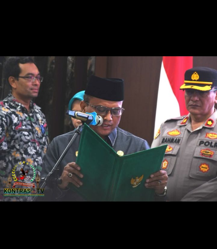 Wali Kota Lantik Sekda, danPejabat Administrator di Lingkungan Pemerintah Kota Padangsidimpuan