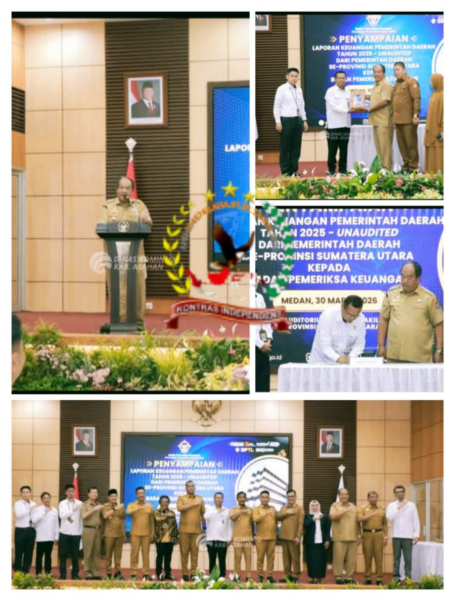 Pemkab Asahan Serahkan LKPD 2025 ke BPK Sumut