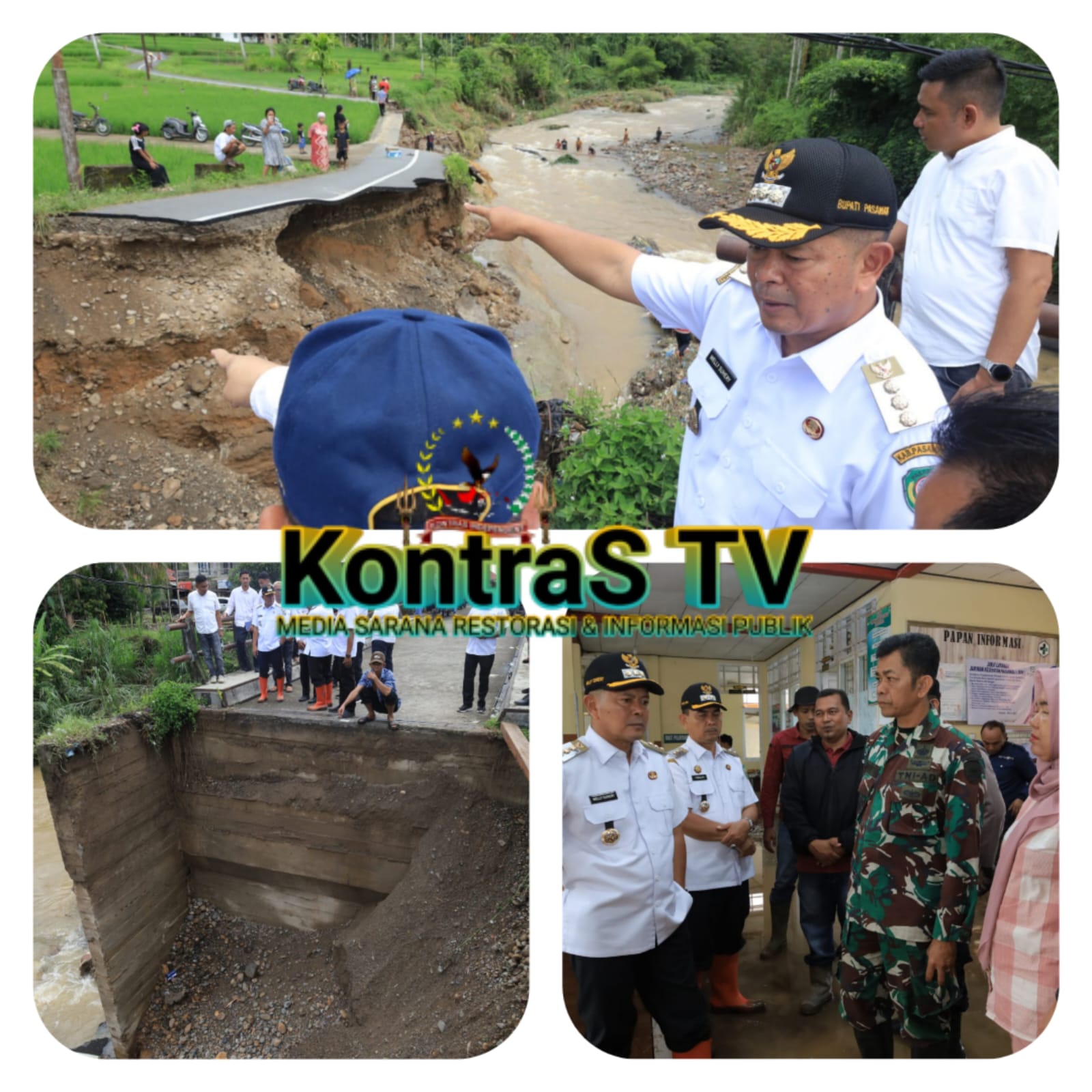 Tinjau Lokasi Banjir; Bupati Welly Instruksikan Penanganan Cepat, Jalan Darurat Dibangun, Pencarian Korban Dilanjutkan