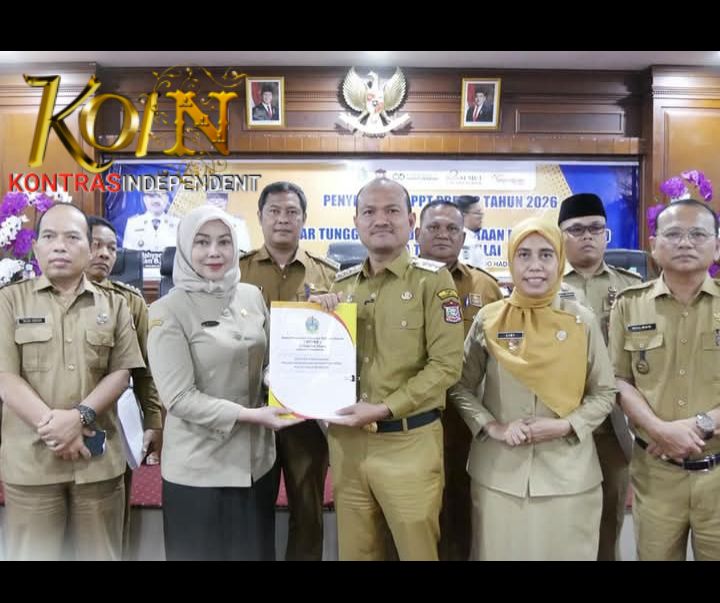 Wali Kota Tanjungbalai Serahkan Simbolis SPPT PBB-P2 dan Tagihan PKB Tahun 2026