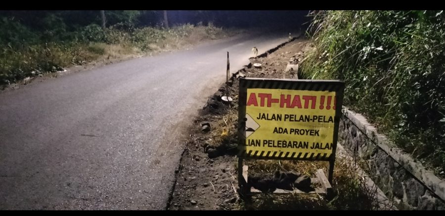 Pelebaran Jalan Di Desa Bulupitu-Sukonolo Sudah Berjalan Sekitar 50%