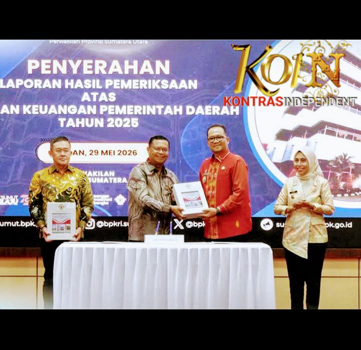 Pemko Tanjungbalai Raih Penghargaan Opini WTP 3 Kali Berturut-turut dari BPK RI