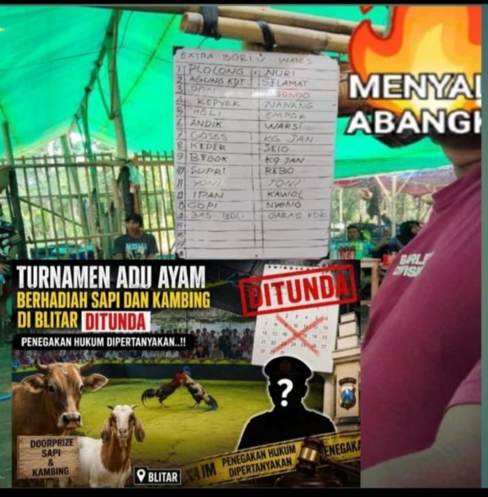 Diduga, Aktivitas Perjudian di Wilayah Hukum Blitar Kota Terkesan Bebas..!